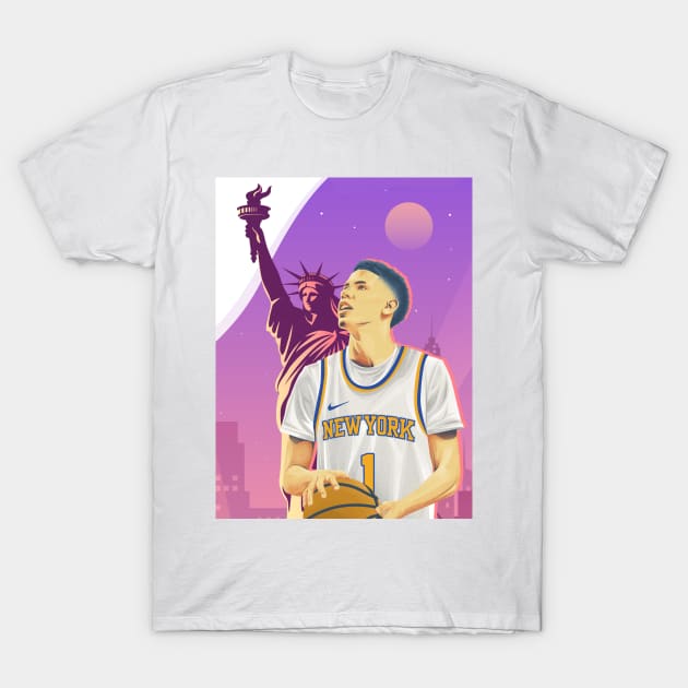 Lamelo Ball T-Shirt by knnthmrctn